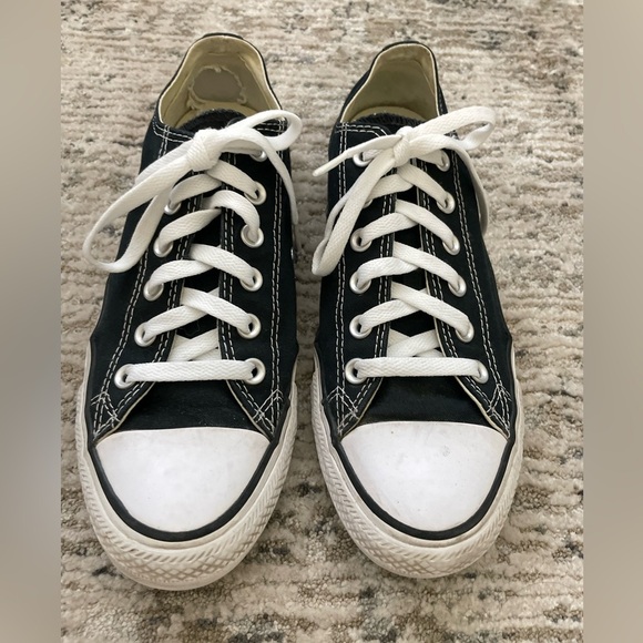 Converse all star classic black low tops women’s size 9.5 - Picture 5 of 10